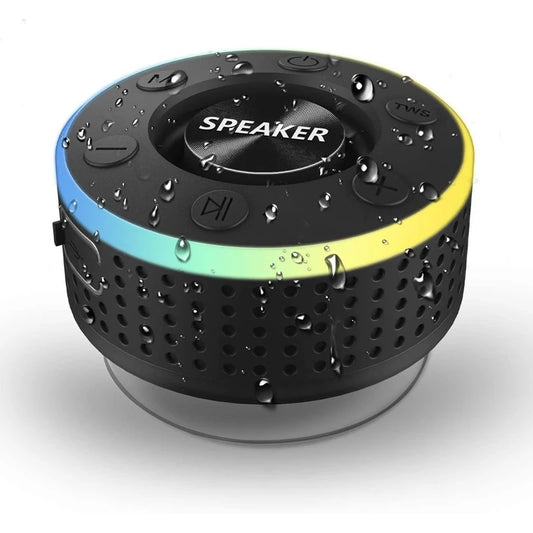 Enceinte Bluetooth résistante à l'eau IPX - Son Basses Profondes et Radio FM