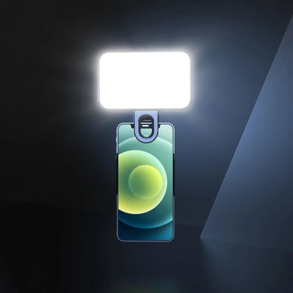 Lampe LED Portable à Clip pour Webcam et Ordinateur Portable