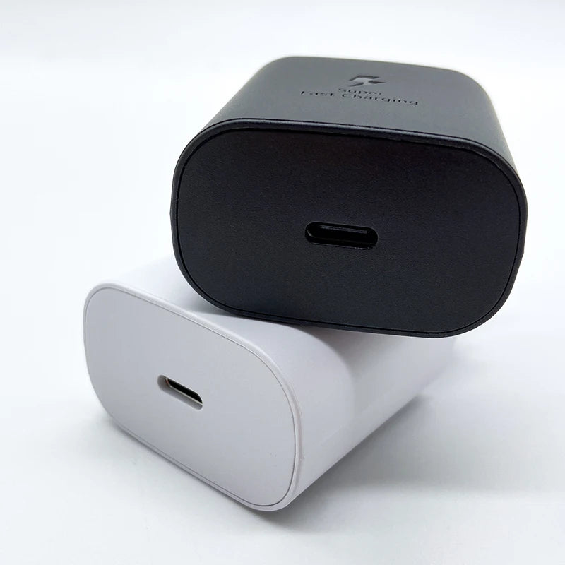 Chargeur Samsung Super Fast 25W – Adaptateur USB Type-C pour Galaxy S24, S23, S20, S21, S22 Plus, A54, A34, Z Flip Fold 4/5/6
