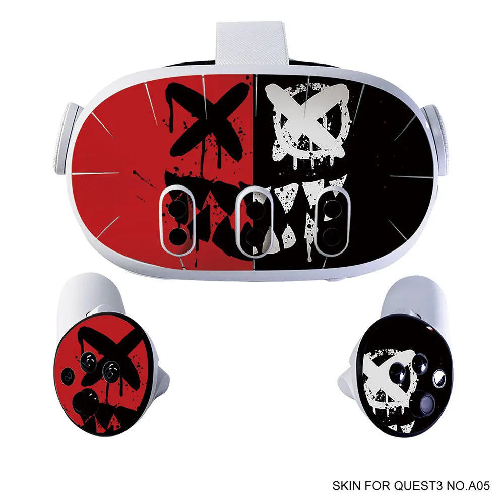 Sticker Vinyle Décoratif Halloween pour Meta Quest 3 VR Headset & Contrôleurs