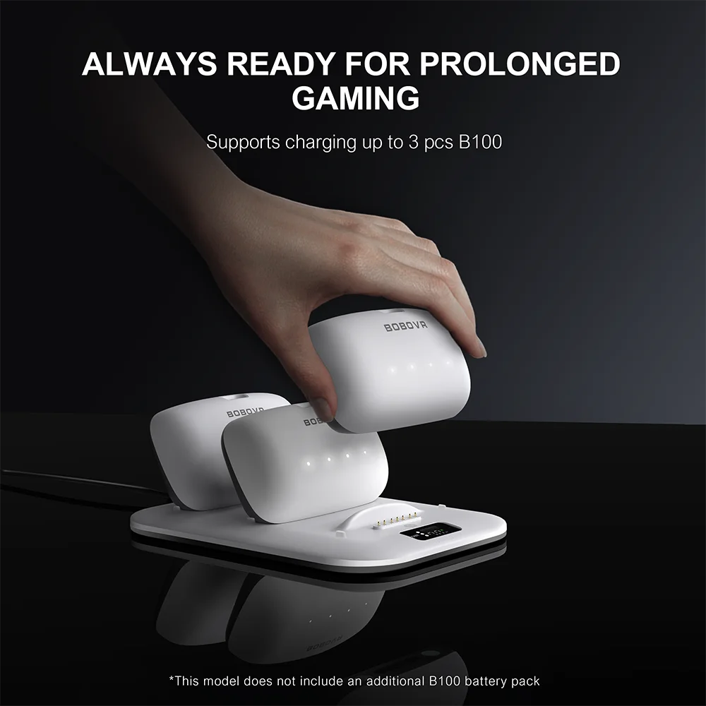Station de recharge BOBOVR pour batterie externe pour VR  - série 3