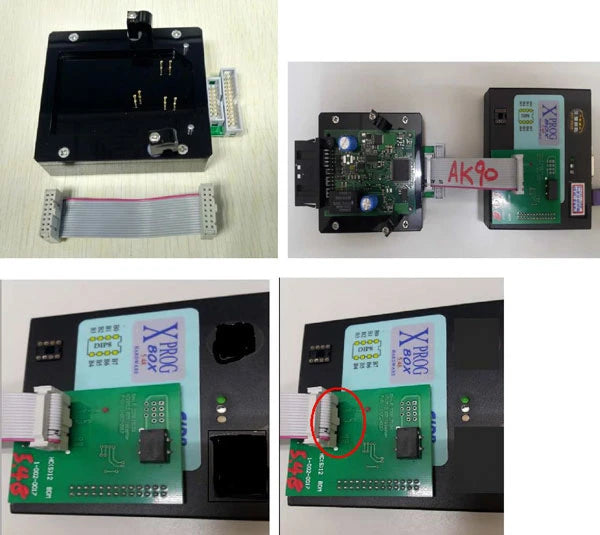 IC Adaptor EWS-4.3 & 4.4 For BMW No Need Bonding Wire For XPROG-M AK90 R270 Programmer EWS4 Adaptor On Board Reading