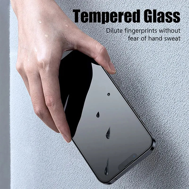 Lot de 4 Protections d’Écran Privacy en Verre Trempé – Anti-Espion pour iPhone