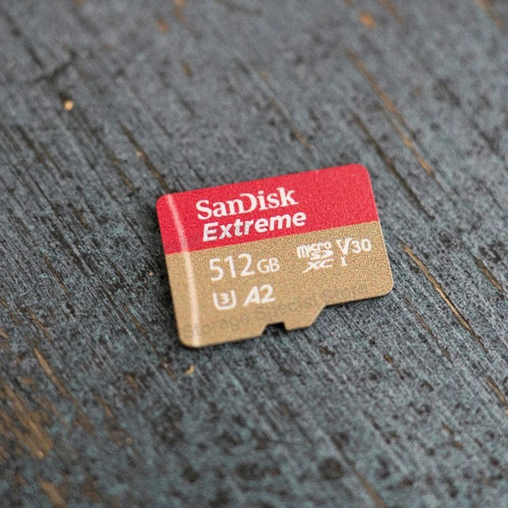Carte microSDXC Extreme Originale A2 U3 UHS-I USB 3.0 – 4K Ultra HD, Compatible Caméras, GoPro, DJI, Nintendo