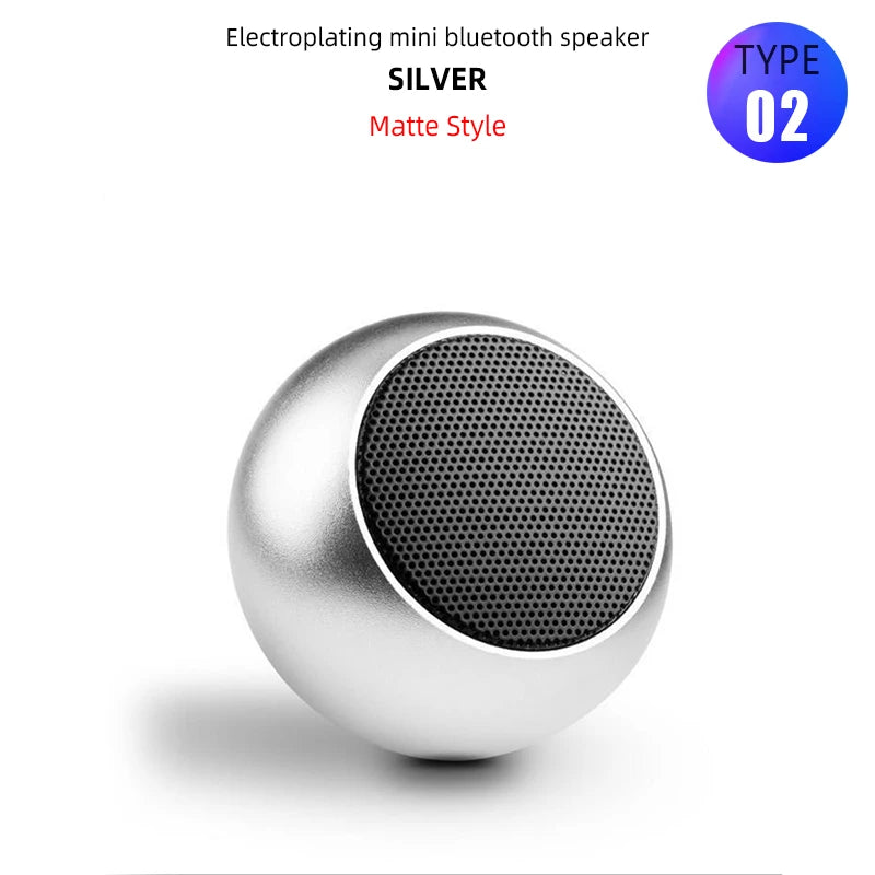Enceinte Bluetooth Portable Mini Métallique – Son HiFi, Super Bass et Stéréo Puissant