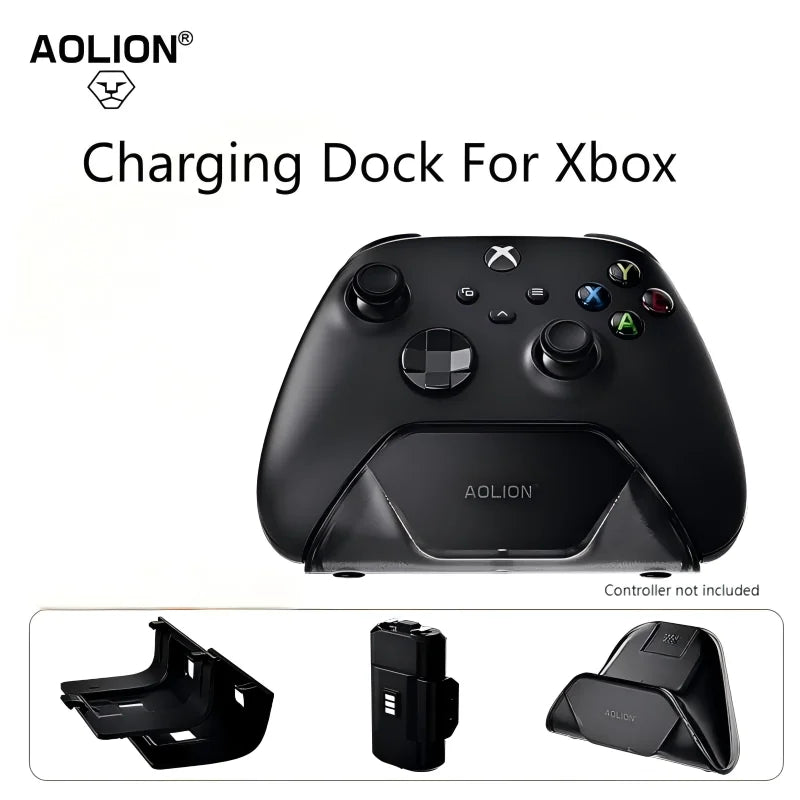 Station de Charge Sans Fil Aolion – Support Chargeur pour Manettes Xbox One X/S et Xbox Series