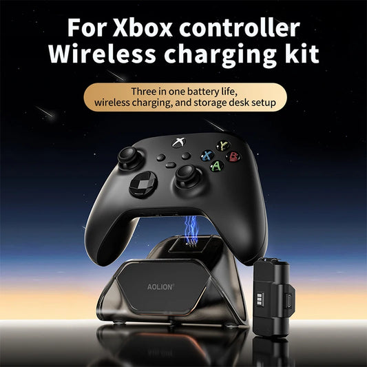 Station de Charge Sans Fil Aolion – Support Chargeur pour Manettes Xbox One X/S et Xbox Series