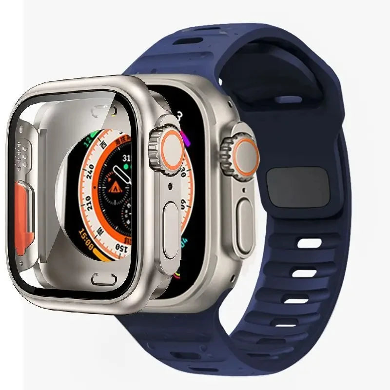 Bracelet Sport Silicone + Protection Apple Watch