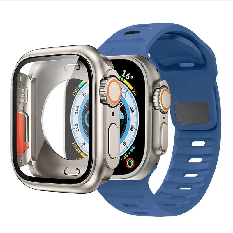 Bracelet Sport Silicone + Protection Apple Watch