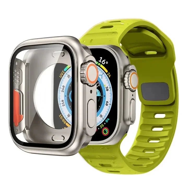 Bracelet Sport Silicone + Protection Apple Watch
